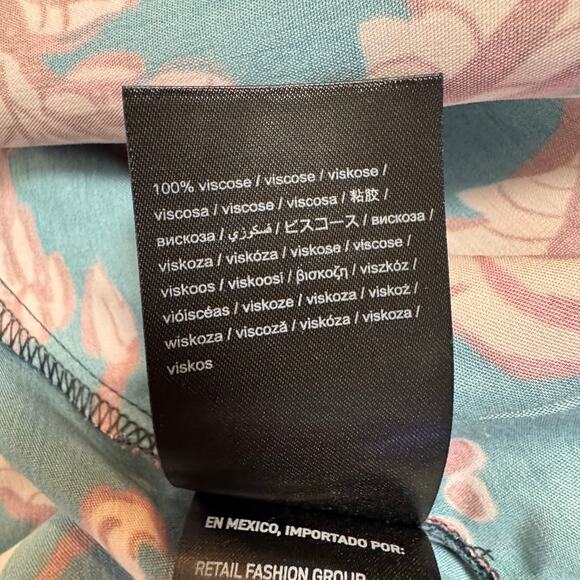 Farm Rio NWT Women's Size XS Flower Delicacy Paisley Slip Dress Y2K Retro $210 - Picture 8 of 13